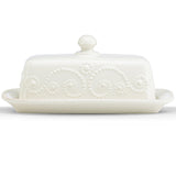 French Perle White™ Covered Butter Dish - Set of 4