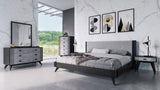 VIG Furniture Nova Domus Panther Contemporary Grey & Black Dresser VGMABR-77-DRS