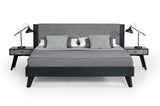 VIG Furniture Nova Domus Panther Contemporary Grey & Black Bedroom Set VGMABR-77-SET