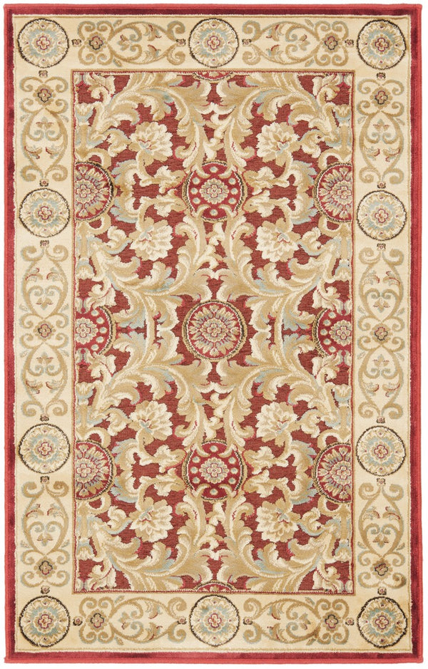 Safavieh Paradise Acanthus Viscose Pile Power Loomed Traditional Rug PAR08-202-3