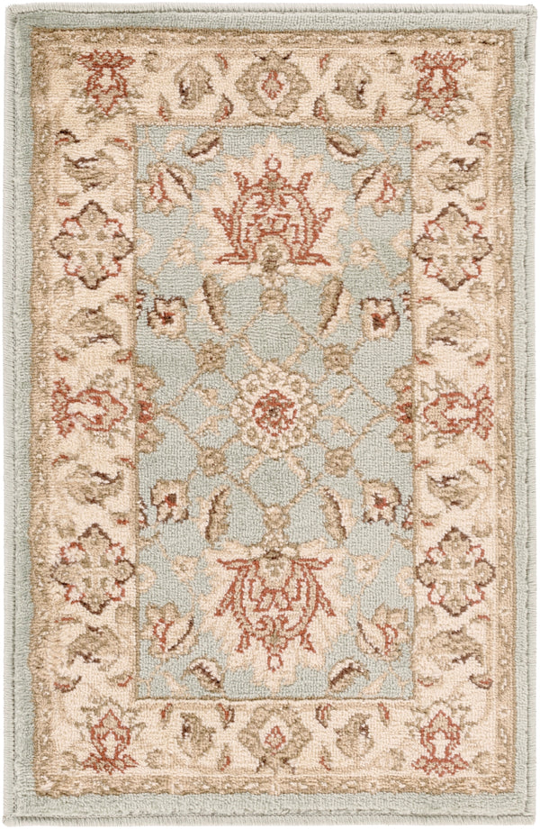 Paramount PAR-1028 Traditional Polypropylene Rug PAR1028-810129 Sage, Dark Brown, Khaki, Dark Red, Beige 100% Polypropylene 8'10" x 12'10"