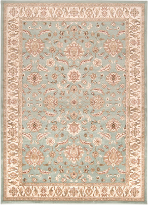 Paramount PAR-1028 Traditional Polypropylene Rug PAR1028-79112 Sage, Dark Brown, Khaki, Dark Red, Beige 100% Polypropylene 7'10" x 11'2"