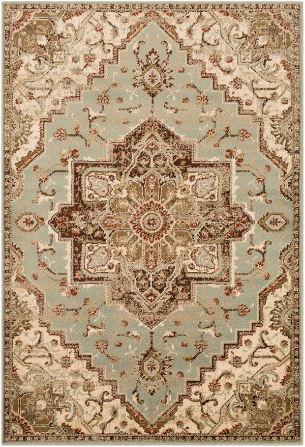 Paramount PAR-1080 Traditional Polypropylene Rug PAR1080-810129 Sage, Dark Red, Dark Brown, Khaki, Beige 100% Polypropylene 8'10" x 12'10"