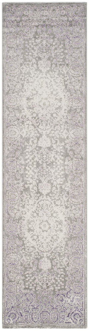 Passion 402  Power Loomed 70% Polypropylene 30%Polyester Rug Grey / Lavender