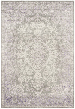 Passion 402  Power Loomed 70% Polypropylene 30%Polyester Rug Grey / Lavender