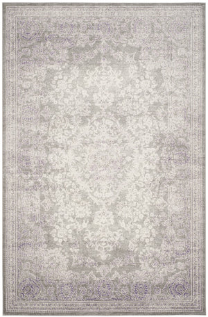 Passion 402  Power Loomed 70% Polypropylene 30%Polyester Rug Grey / Lavender