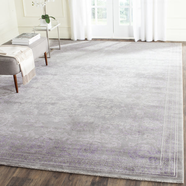 Passion 402  Power Loomed 70% Polypropylene 30%Polyester Rug Grey / Lavender