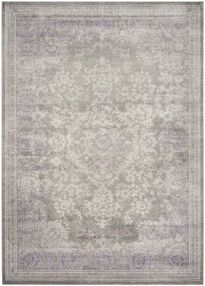 Passion 402  Power Loomed 70% Polypropylene 30%Polyester Rug Grey / Lavender
