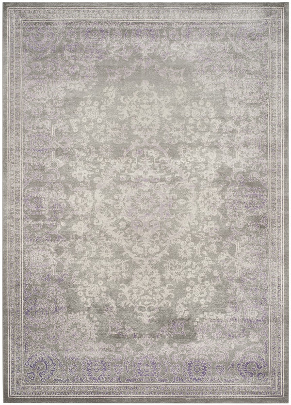 Passion 402  Power Loomed 70% Polypropylene 30%Polyester Rug Grey / Lavender