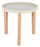 Safavieh Serka Side Table Natural/Light Grey PAT1510B