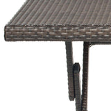 Safavieh Samana Sqaure Folding Table In Brown PAT2002A