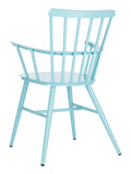 Safavieh Clifton Arm Chair in Blue PAT3001D-SET2 889048737167