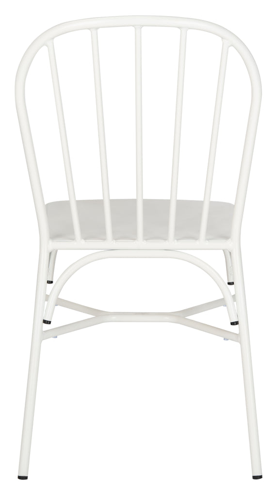 Safavieh Everleigh Side Chair in White PAT3002A-SET2 889048737181