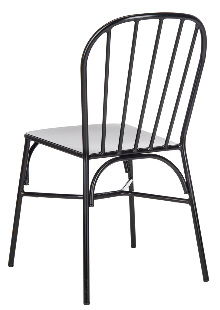 Safavieh Everleigh Side Chair in Black PAT3002B-SET2 889048737198