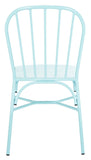 Safavieh Everleigh Side Chair in Blue PAT3002D-SET2 889048737211