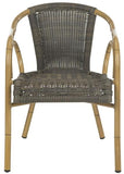 Dagny Arm Chair Stacking Rattan PE Wicker Aluminum PAT4000 - Set of 2