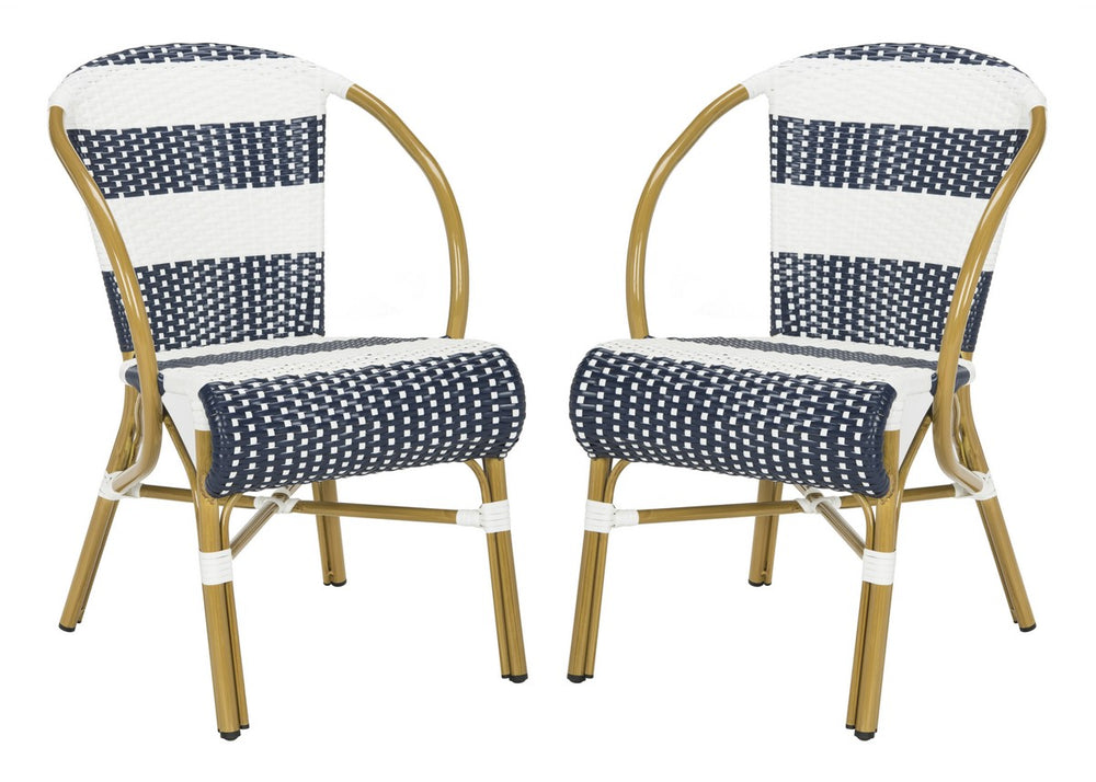 Safavieh Sarita Striped French Bistro  Side Chair PAT4009A-SET2