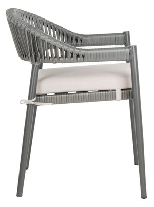 Safavieh - Set of 2 - Greer Rope Chair Grey PAT4023A-SET2 889048567832