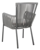 Safavieh - Set of 2 - Paolo Rope Chair Grey PAT4024A-SET2 889048567849