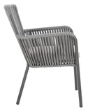 Safavieh - Set of 2 - Paolo Rope Chair Grey PAT4024A-SET2 889048567849