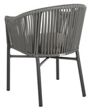 Safavieh - Set of 2 - Kofi Rope Chair Grey PAT4025A-SET2 889048567856
