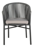 Kofi Rope Chair Grey - Set of 2