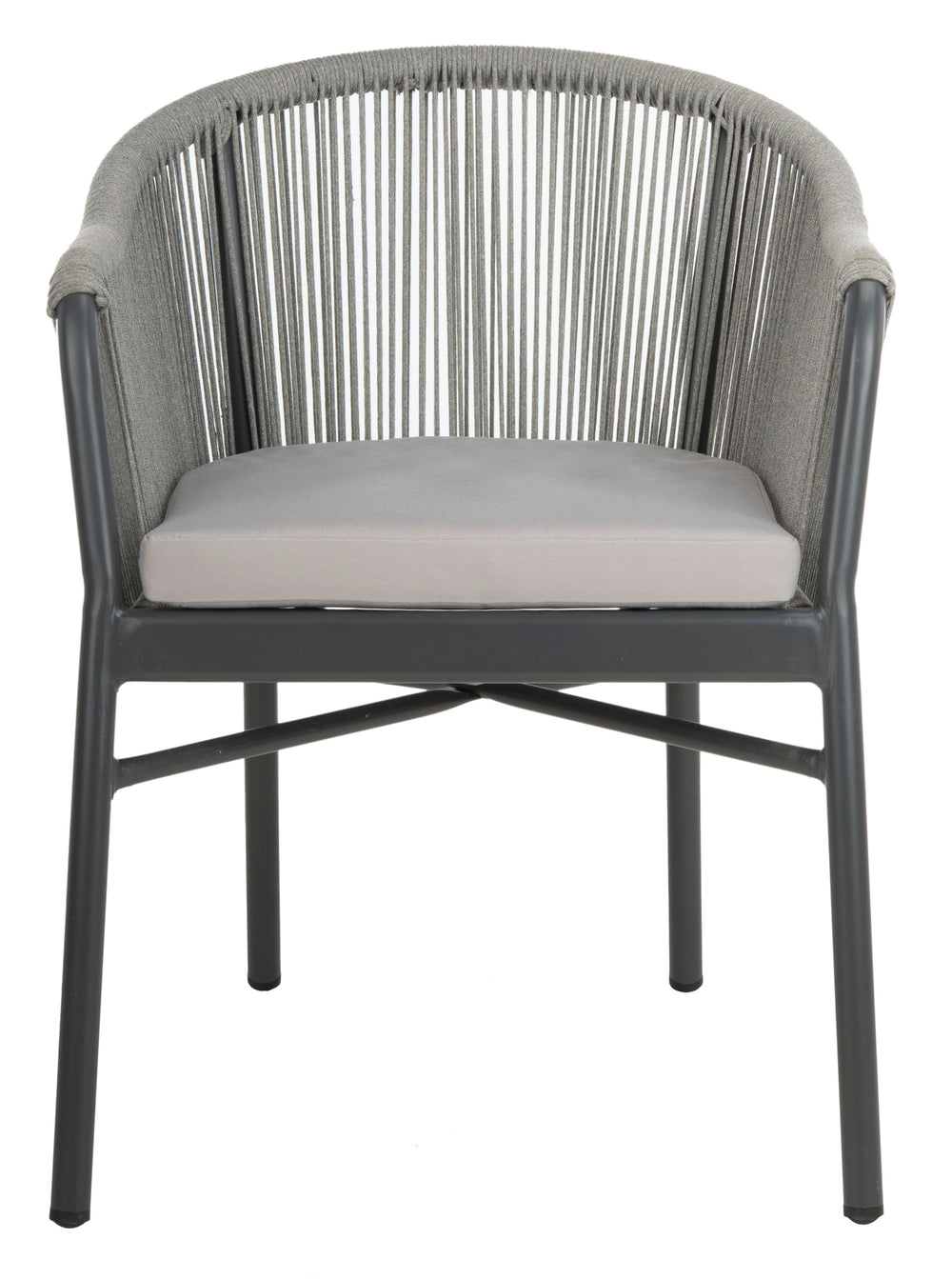 Safavieh - Set of 2 - Nicolo Rope Chair Grey PAT4027A-SET2 889048567870