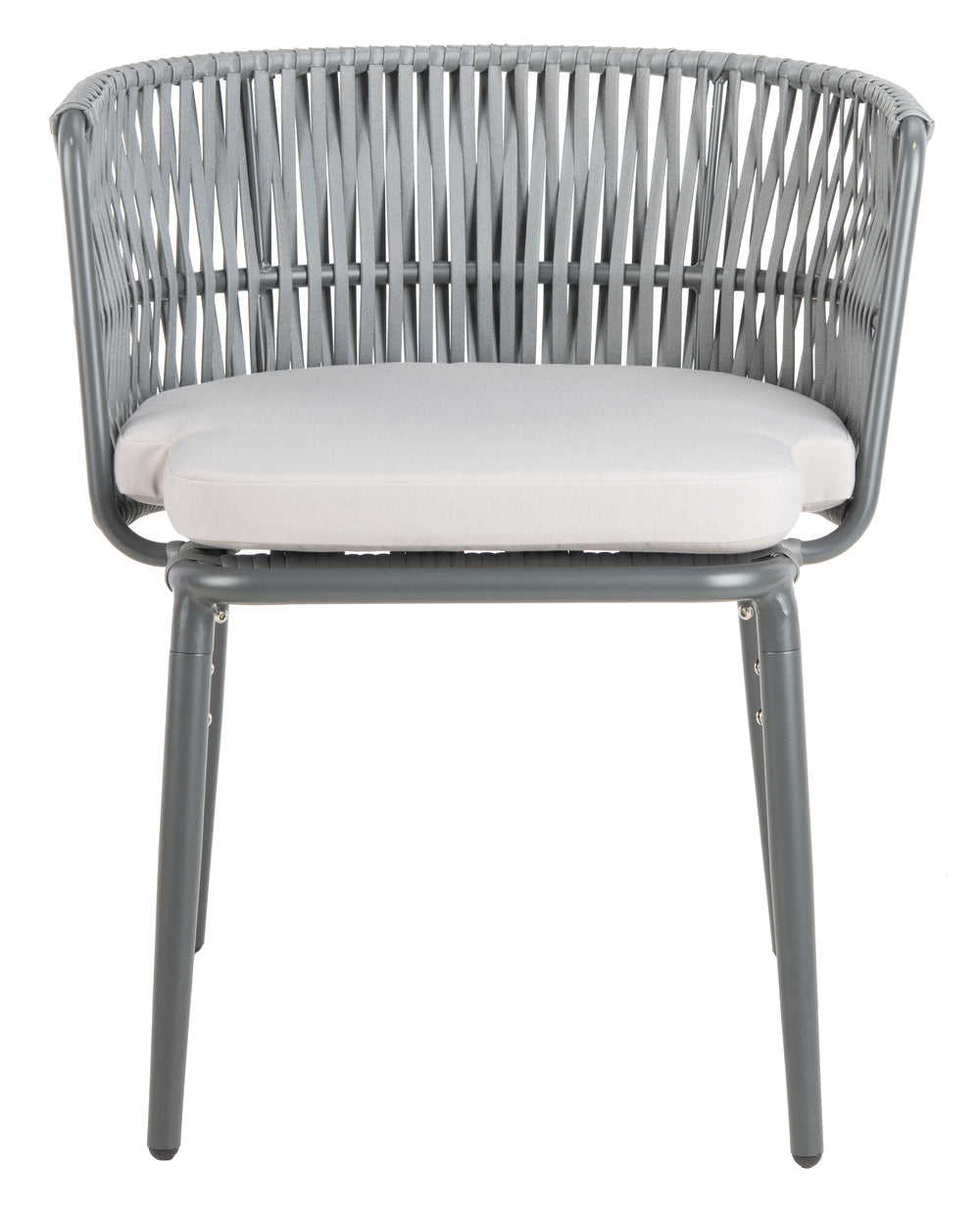 Safavieh - Set of 2 - Kiyan Rope Chair Grey PAT4028A-SET2 889048567887