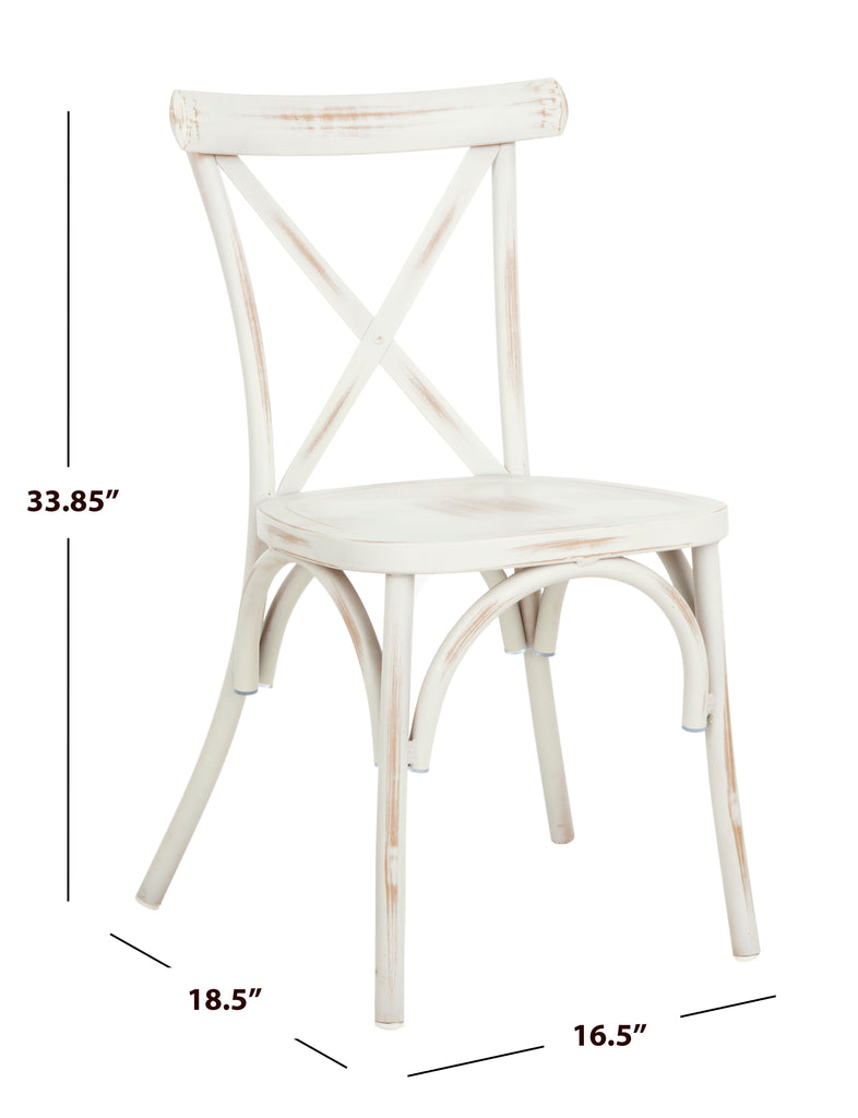 Safavieh - Set of 2 - Elia Chair White PAT4029A-SET2 889048567894