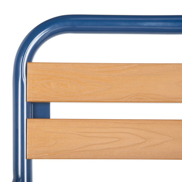 Safavieh - Set of 2 - Rayton Chair Brown Navy PAT4039A-SET2 889048568389