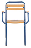 Rayton Chair Brown Navy - Set of 2
