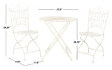 Belen Bistro Set, One Table And Two Chairs