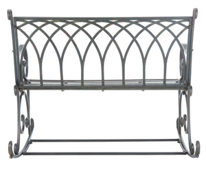 Safavieh Ressi Rock Bench in Black and Rust PAT5021B 889048765535