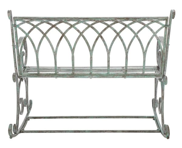 Safavieh Ressi Rock Bench Antique Green PAT5021D