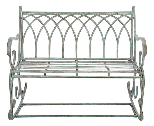 Safavieh Ressi Rock Bench Antique Green PAT5021D