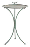 Safavieh Kensi Bird Bath Antique Green Metal PAT5025D