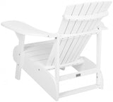Safavieh Mopani Chair White Silver Acacia Wood Galvanized Steel PAT6700B 683726999874