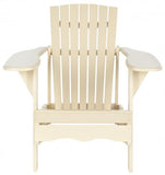 Safavieh Mopani Chair Off White Silver Acacia Wood Galvanized Steel PAT6700E 683726718598