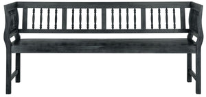 Safavieh Brentwood Bench Dark Slate Grey Wood PAT6732K