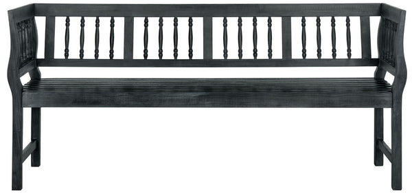 Safavieh Brentwood Bench Dark Slate Grey Wood PAT6732K