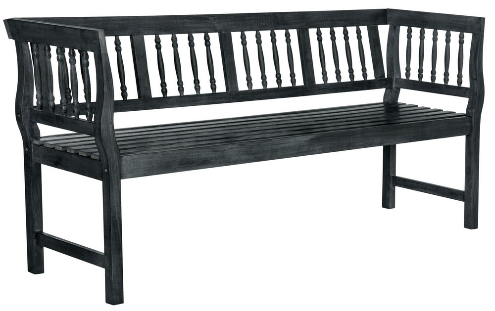 Safavieh Brentwood Bench Dark Slate Grey Wood PAT6732K