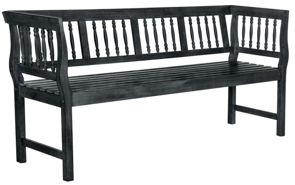 Safavieh Brentwood Bench Dark Slate Grey Wood PAT6732K