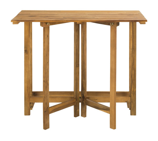 Wilton Modern Balcony Corner Lounge Set - Luxurious Outdoor Seating with Natural Wood and Navy Cushions