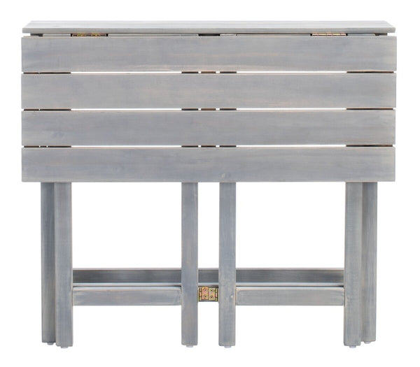 Safavieh Wilton Balcony Corner Lounge Set Ash Grey / White Wood PAT6754D