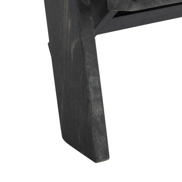 Safavieh Merlin Adirondack Chair With Retractable Footrest In Ash Grey PAT6760B