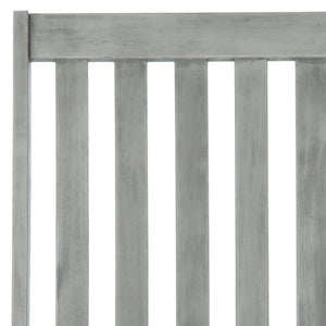 Safavieh Clayton Rocking Chair Grey Wash Silver Acacia Wood Galvanized Steel PAT7003B 683726406280