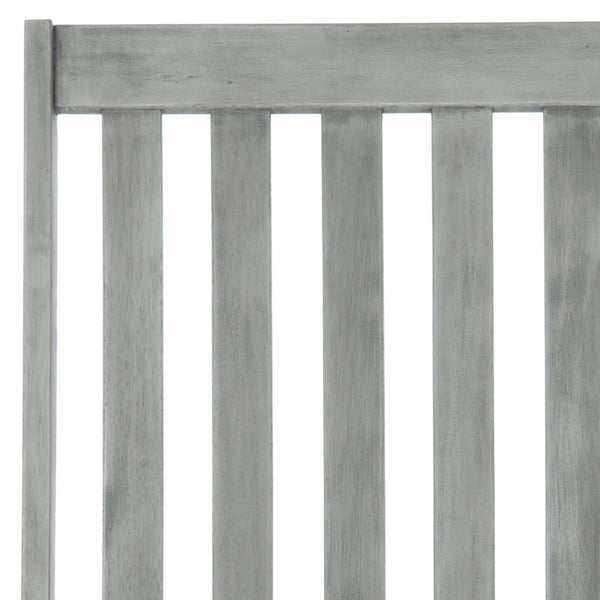 Safavieh Clayton Rocking Chair Grey Wash Silver Acacia Wood Galvanized Steel PAT7003B 683726406280