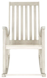 Safavieh Clayton Rocking Chair White Wash Silver Acacia Wood Galvanized Steel PAT7003C 683726406334