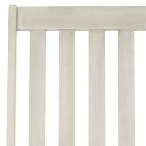 Safavieh Clayton Rocking Chair White Wash Silver Acacia Wood Galvanized Steel PAT7003C 683726406334