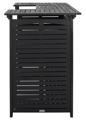 Safavieh Monterey Bar Table Black Wood PAT7011D